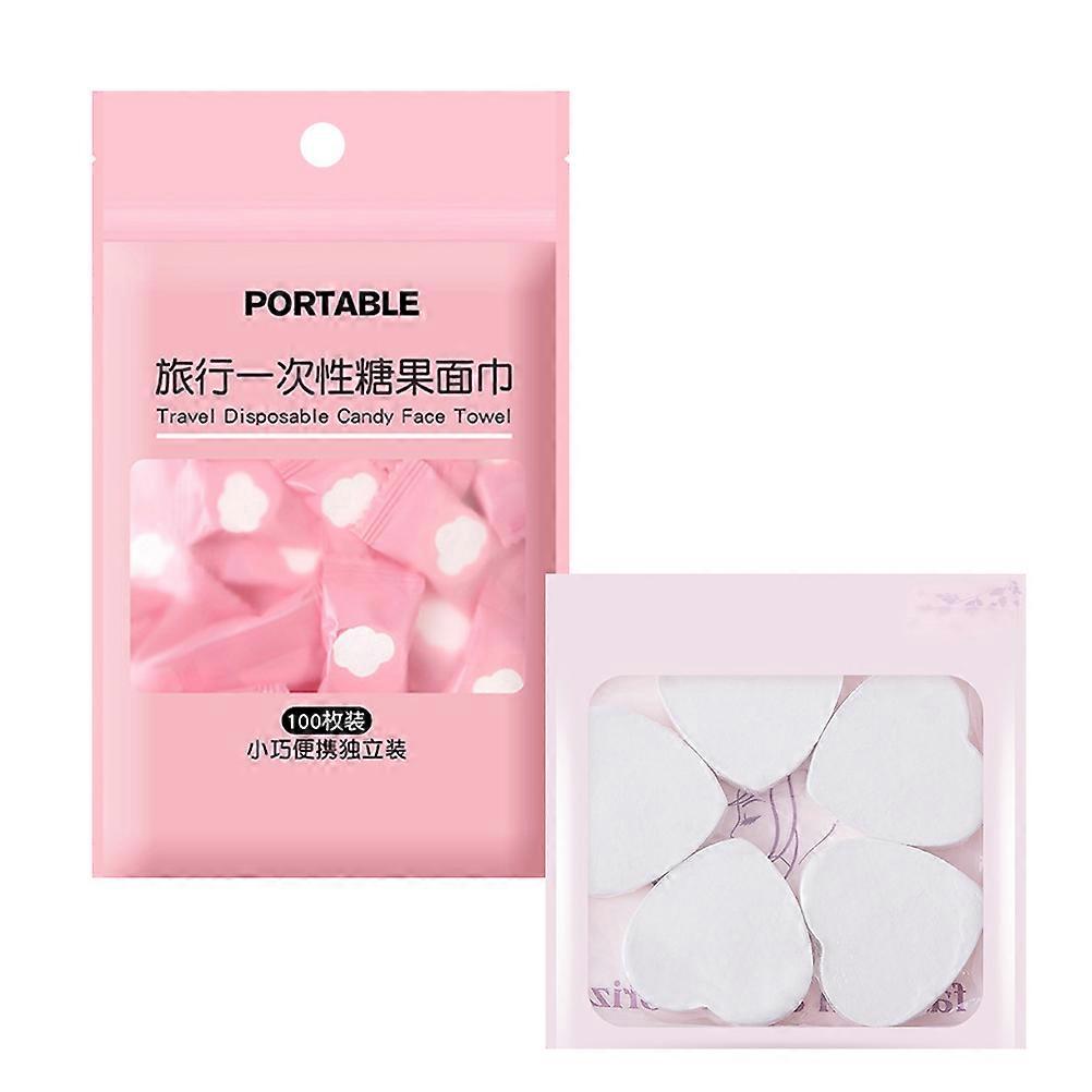 Compressed Bath Towel Mini for Cleaning Use 105Pcs Portable Outdoor Disposable White