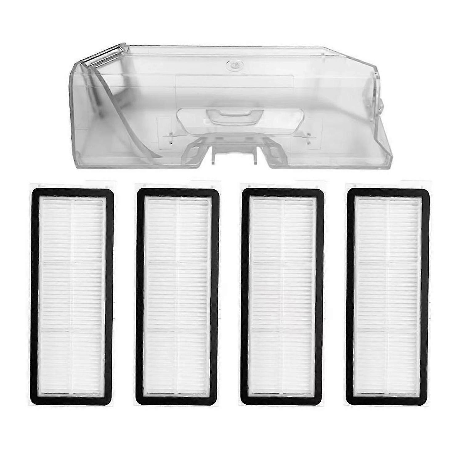 For Q Maxv / P10 Pro Dust Bin Dust Box Hepa Filter Robot Vacuum Cleaner Accessory Part Spare