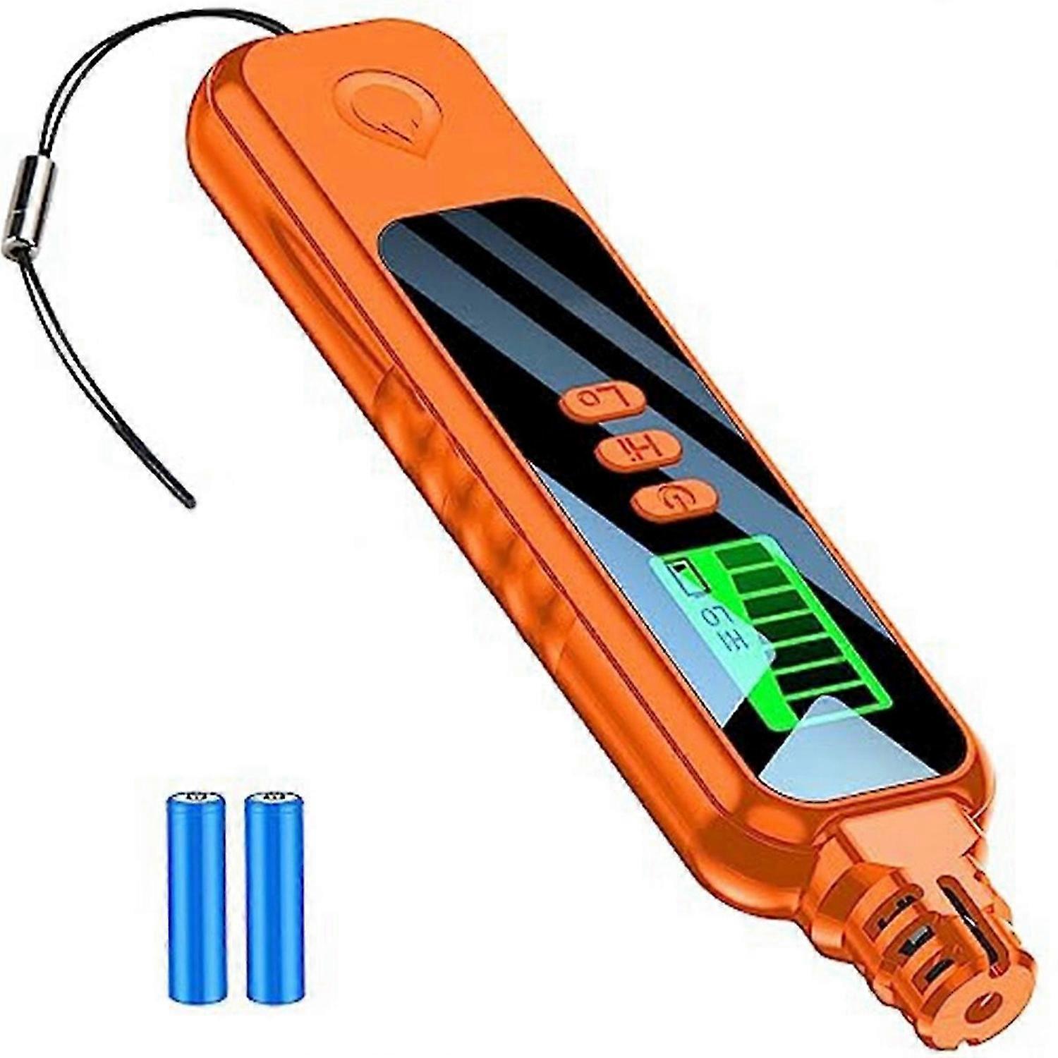 Gas Leak Detector Portable Natural Gas Detector Alarm Sound Methane Hexane with LCD Screen 2 AAA Bat