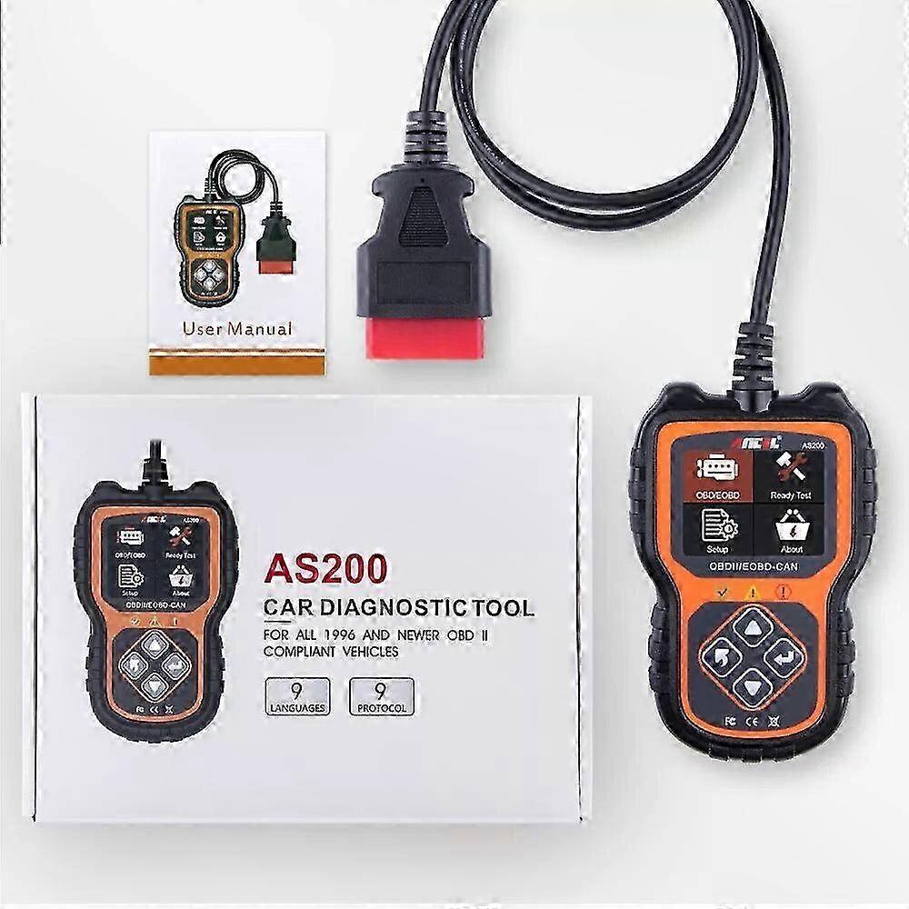 Vehicle Diagnostic Scanner with Data Stream for All OBD2 Cars - Engine Code Reader Tool