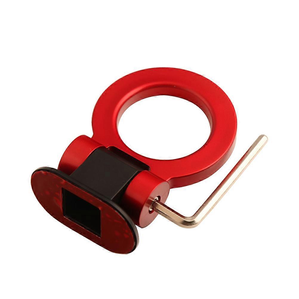 Red Universal Ring Tow Hook for Car Use Racing Style Accessory