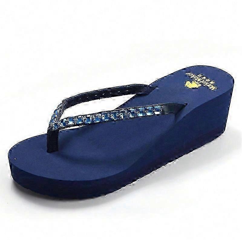 Femmes EVA Flip Flop Slip sur Plateforme Sandales Femmes Mode Poids léger Wedge Flip Flop Mode String Sandales