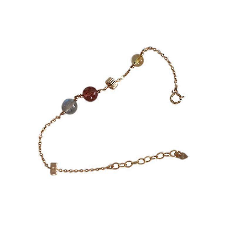 Gold-Plated Sterling Silver Peach Bracelet#3