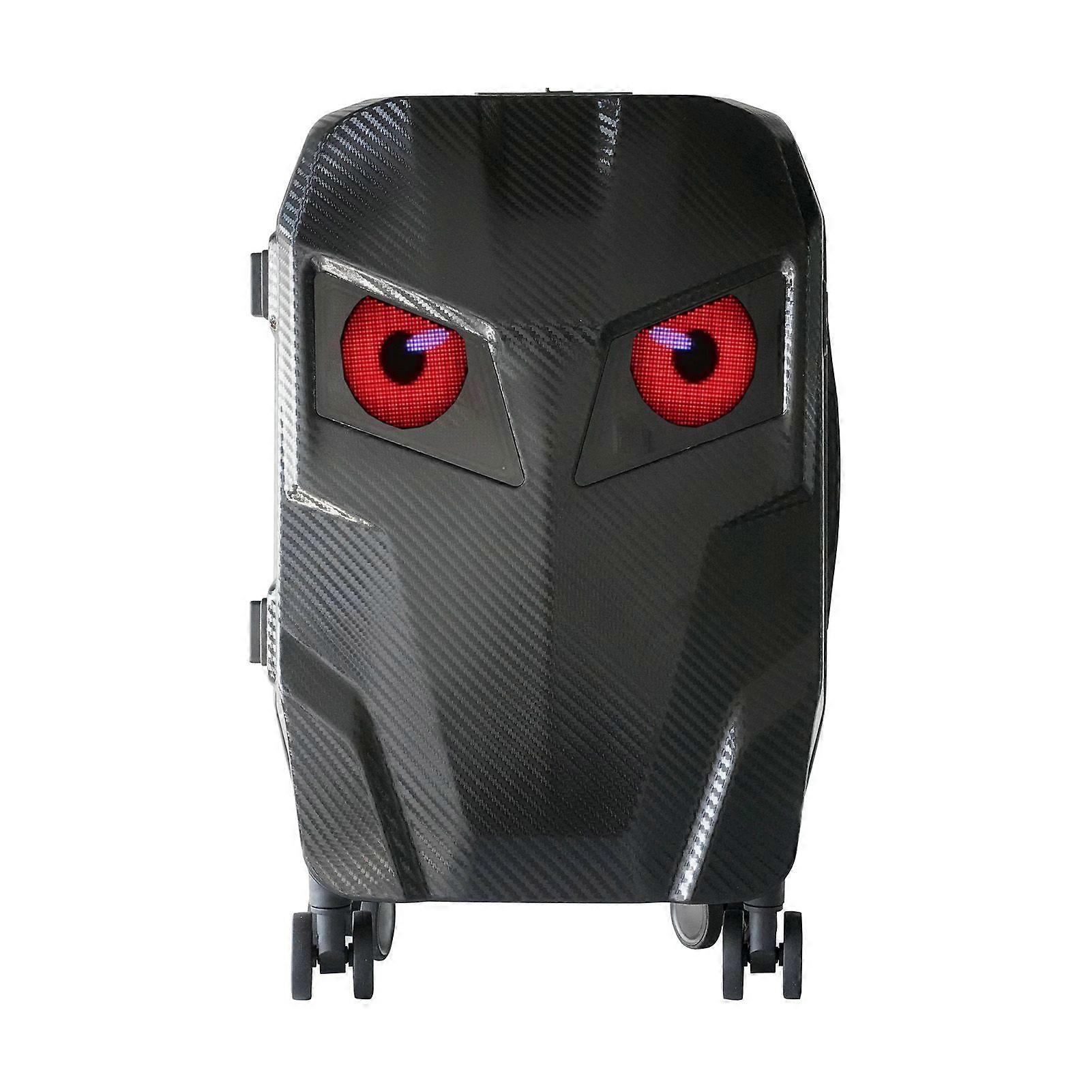 LED Travel Suitcase 20 Inch 48 X 48 Pixels Programmable App Control Colorful Multifunctional Hardshell Suitcase