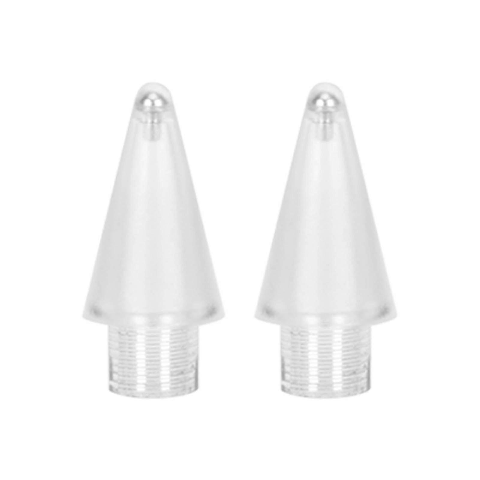 2PCS Replacement Stylus Nibs Professional High Sensitivity Accurate Pencil Tips for M Pencil 2nd Transparent