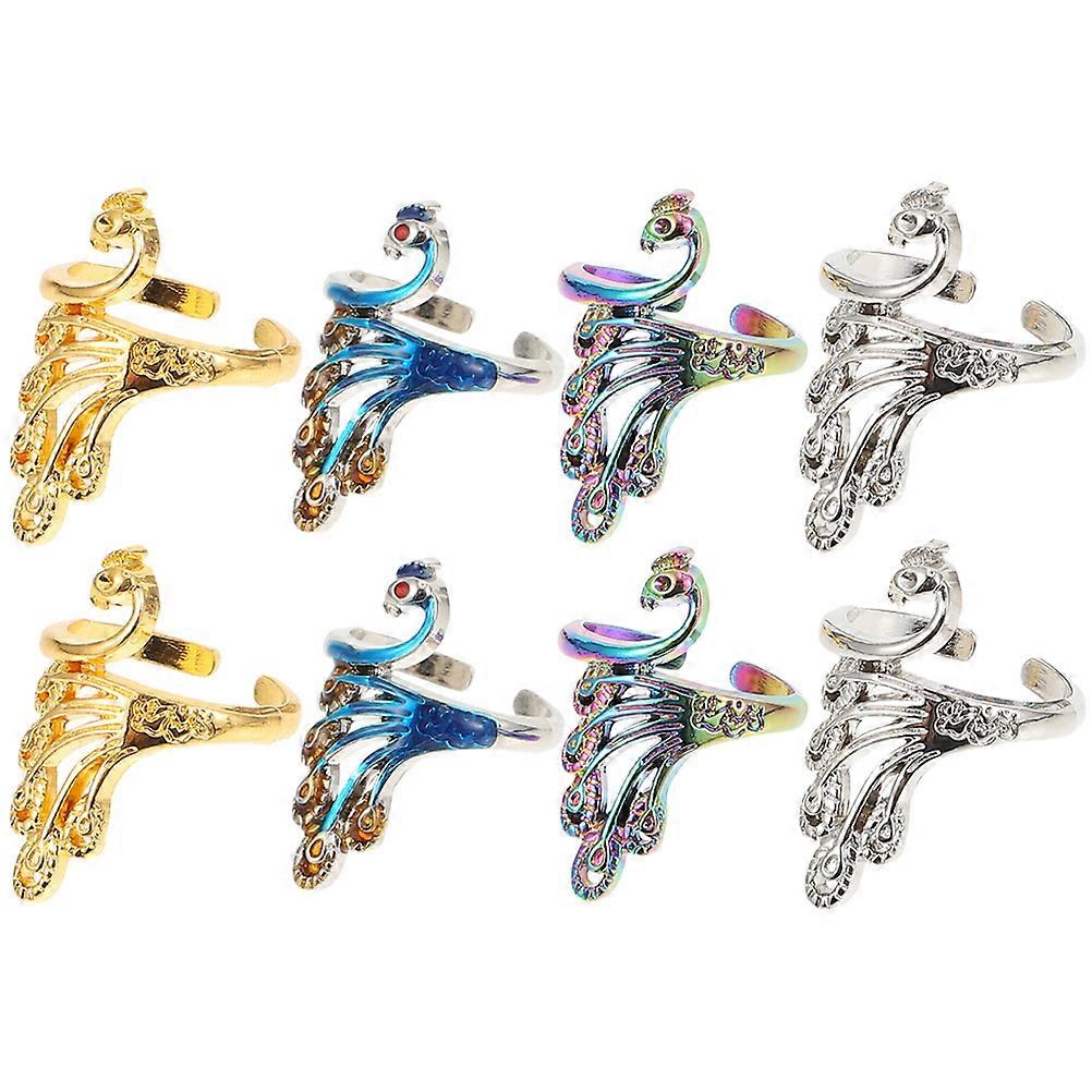 Assorted Color Crochet Rings for Knitting Crafts 24Pcs Decorative Loops