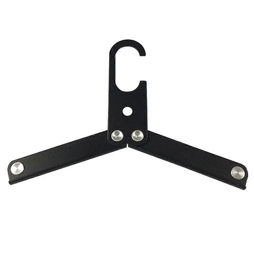 Multi-Functional Clothes Rack Anti Slip Drying Hanger for Home Use Black