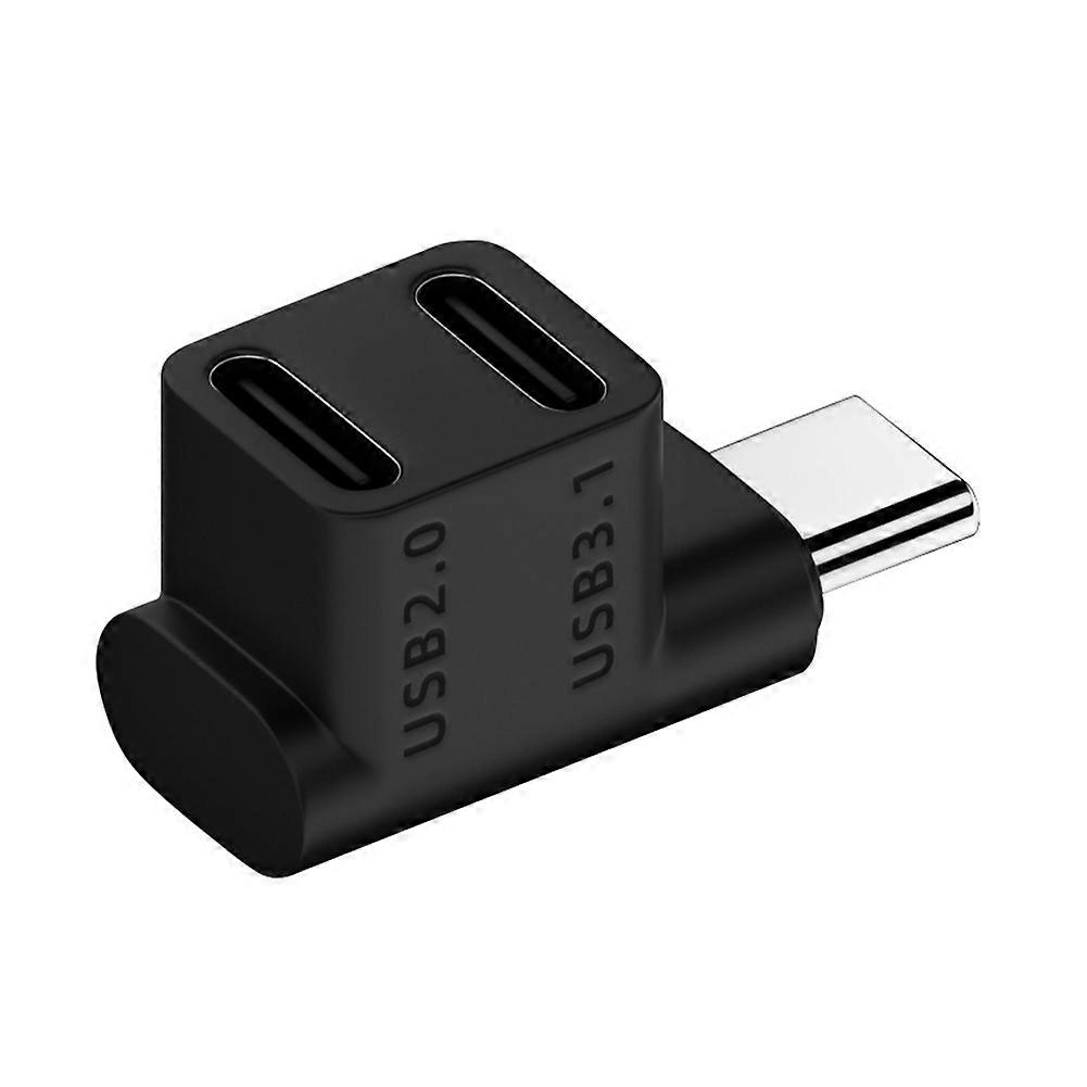 USB 3.1 Type C Male to Female 1 to 2 Adapter 10Gbps Fast Charging USB-C Charging Converter for Steam Deck for Rog Ally