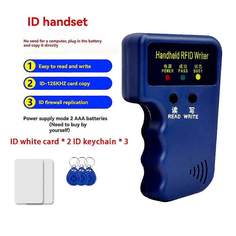 125Khz RFID Card Reader+3 Keyfobs+2 Cards Kit Copier Writer Duplicator Programmer ID Card Copy EM4305 T5577