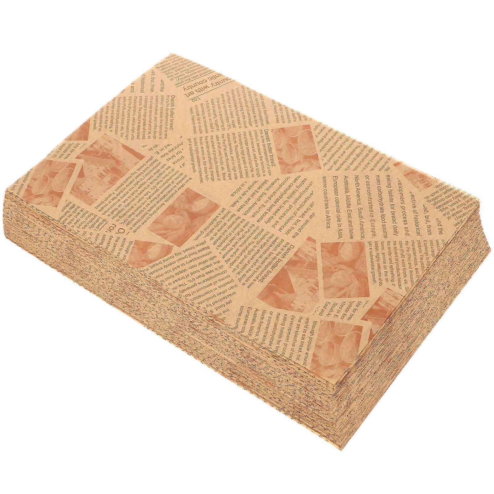 Parchment Paper Sheets For Food Preparation 30x20cm Rectangular Non-Stick 120Set