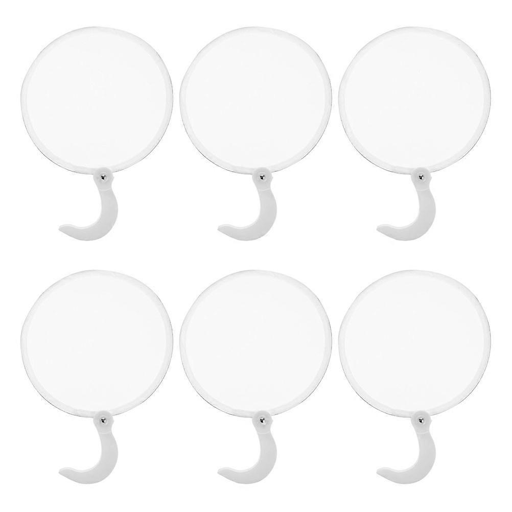 Portable Handheld Foldable Fan 30Pcs Round Design For Outdoor Activities Weddings Festivals Office and Home Cooling