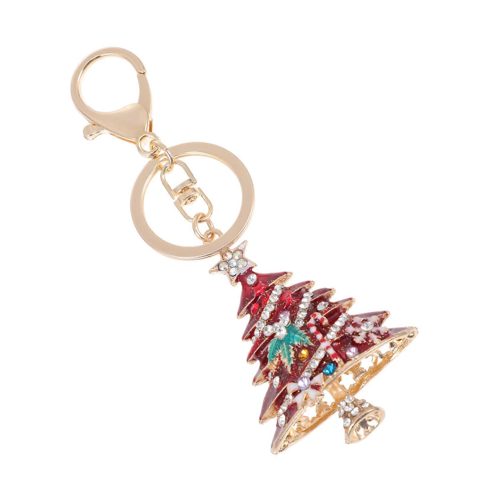 Key Pendant Imitation Rhinestone Drop Oiler for Decor 2Pcs Metallic Ornament