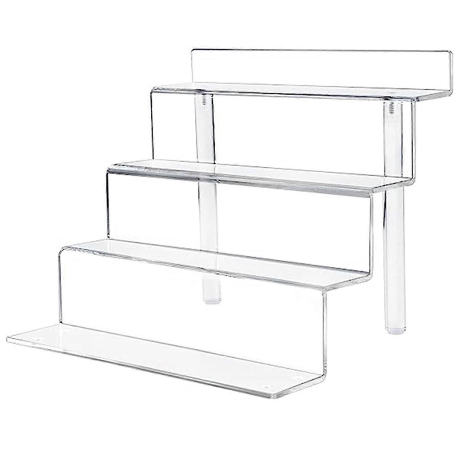 Desktop Storage Rack - Transparent Multi-layer Display Shelf for Perfume, Cosmetics, Cupcakes
