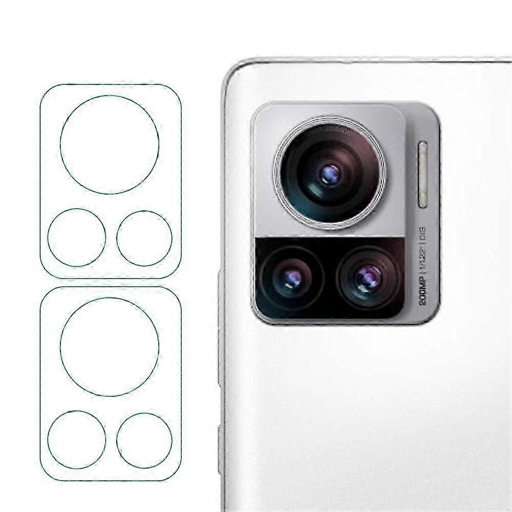 2 stuks / set compatibel met Motorola Edge 30 Ultra 5G cameralensfolie gehard glas 3D Arc Edge HD heldere lensbeschermer 2025
