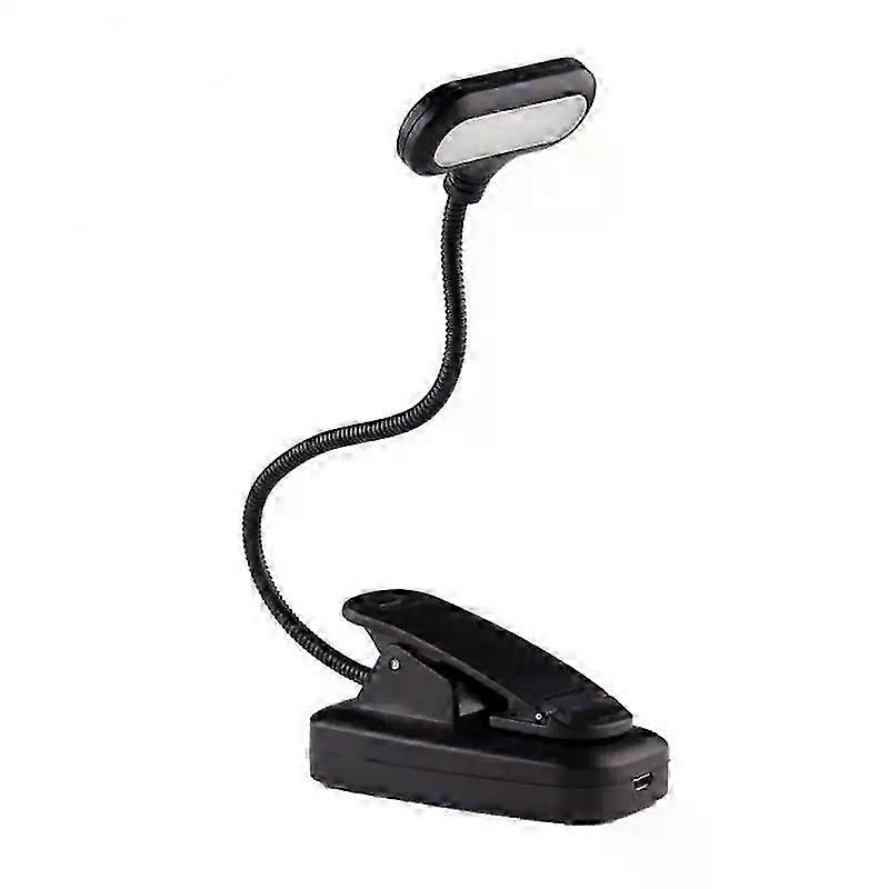 Led Mini Clip Desk Lamp Adjustable Eye Protection Reading Night Light Battery/rechargeable Powered Bedroom Study Book Lights