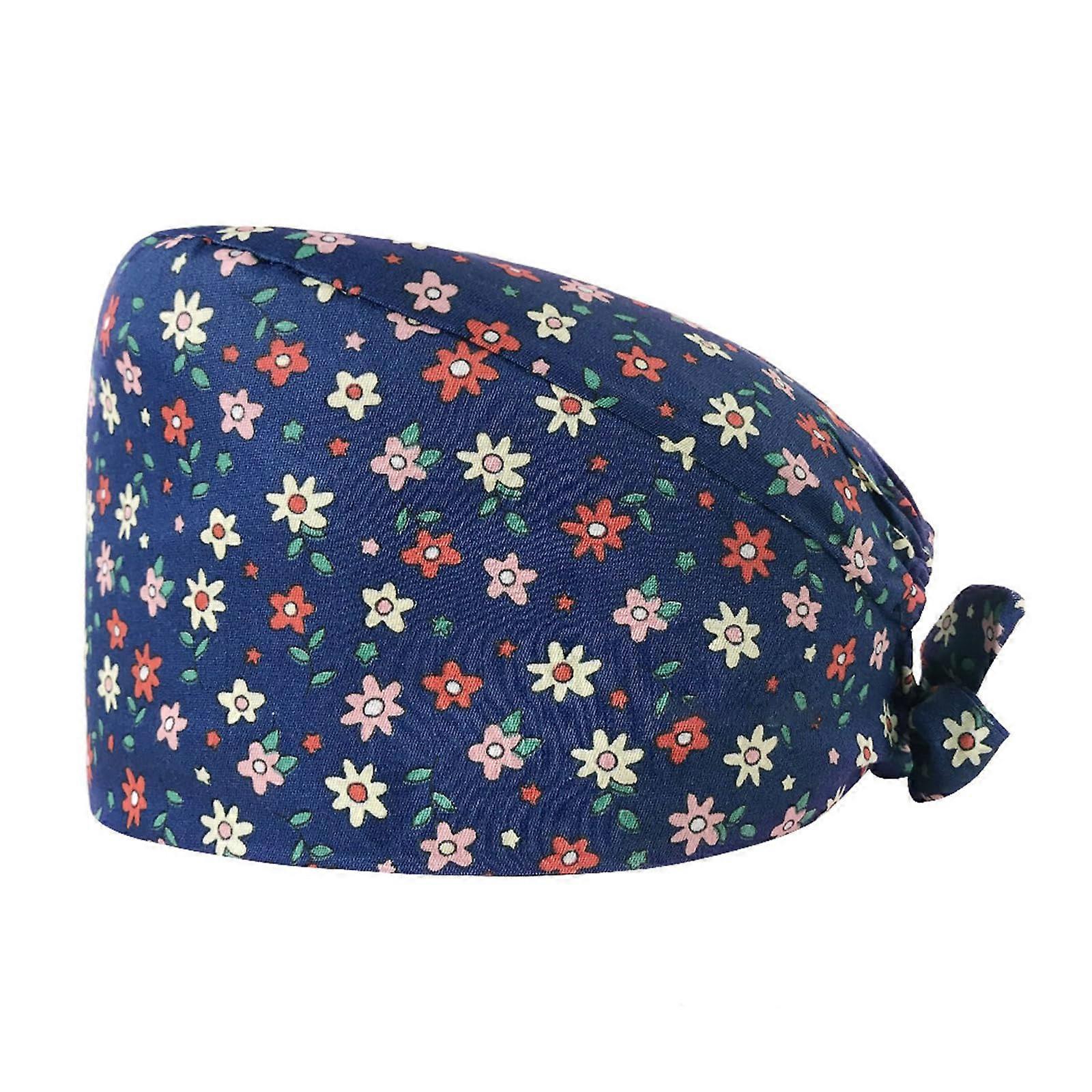 Medicals Nursing Hat With Sweatband, Lightweight Beautiful Print, For Medicals Professionals