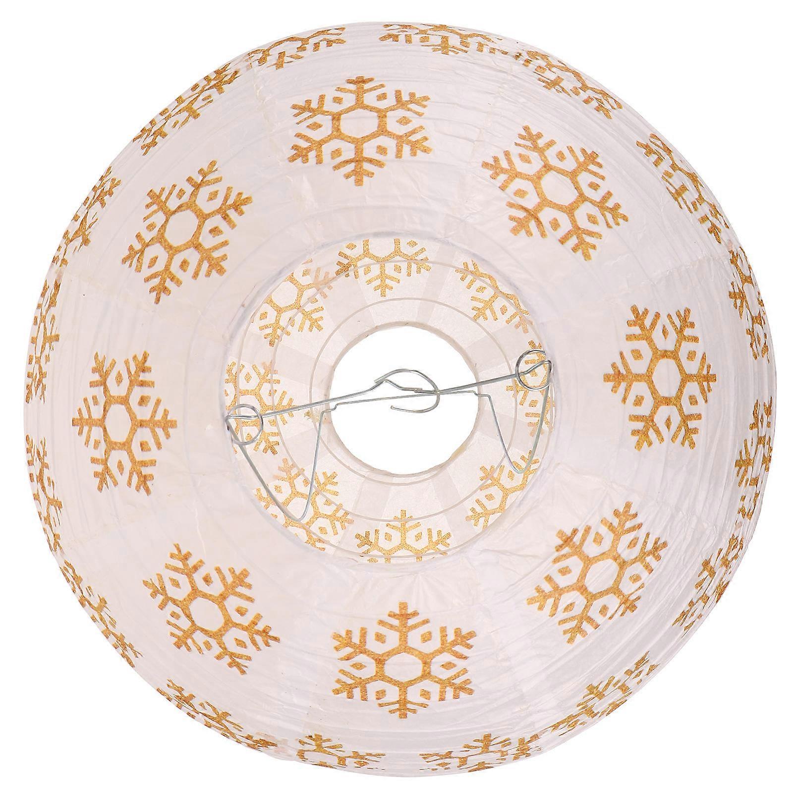 Hanging Lantern Snowflake Design for Party Decorations White Paper Lantern 1 Set Ideal for Women