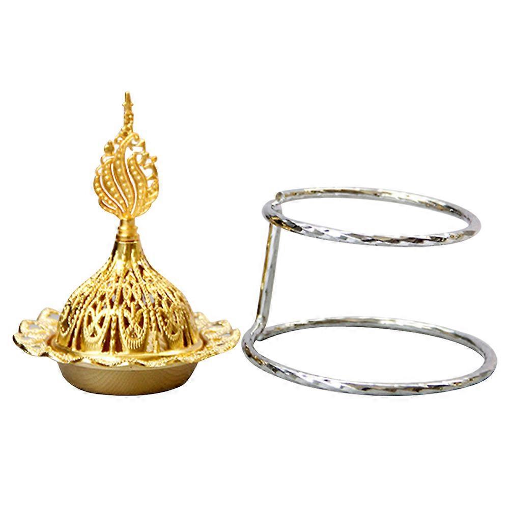 Silver Household Incense Burner Censer for Table Decoration 4Pcs