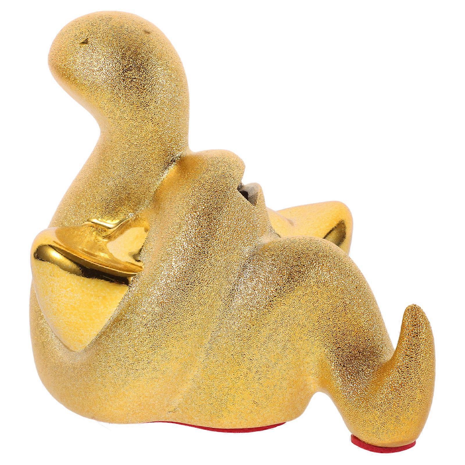 Snake Shape Money Bank Saving Pot for Collectors and People Born in The Year of The Snake Made of Ceramic Material in 1Pack