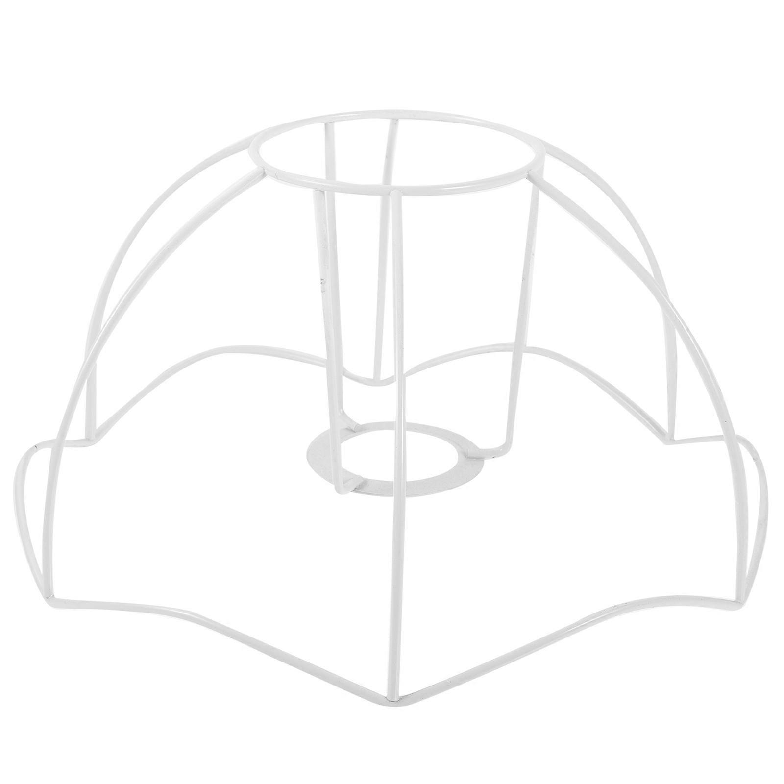Iron Lamp Shade Frame For Table Lamp Modern Design 25.00X25.00X13.00CM Suitable For Home Office 1Set