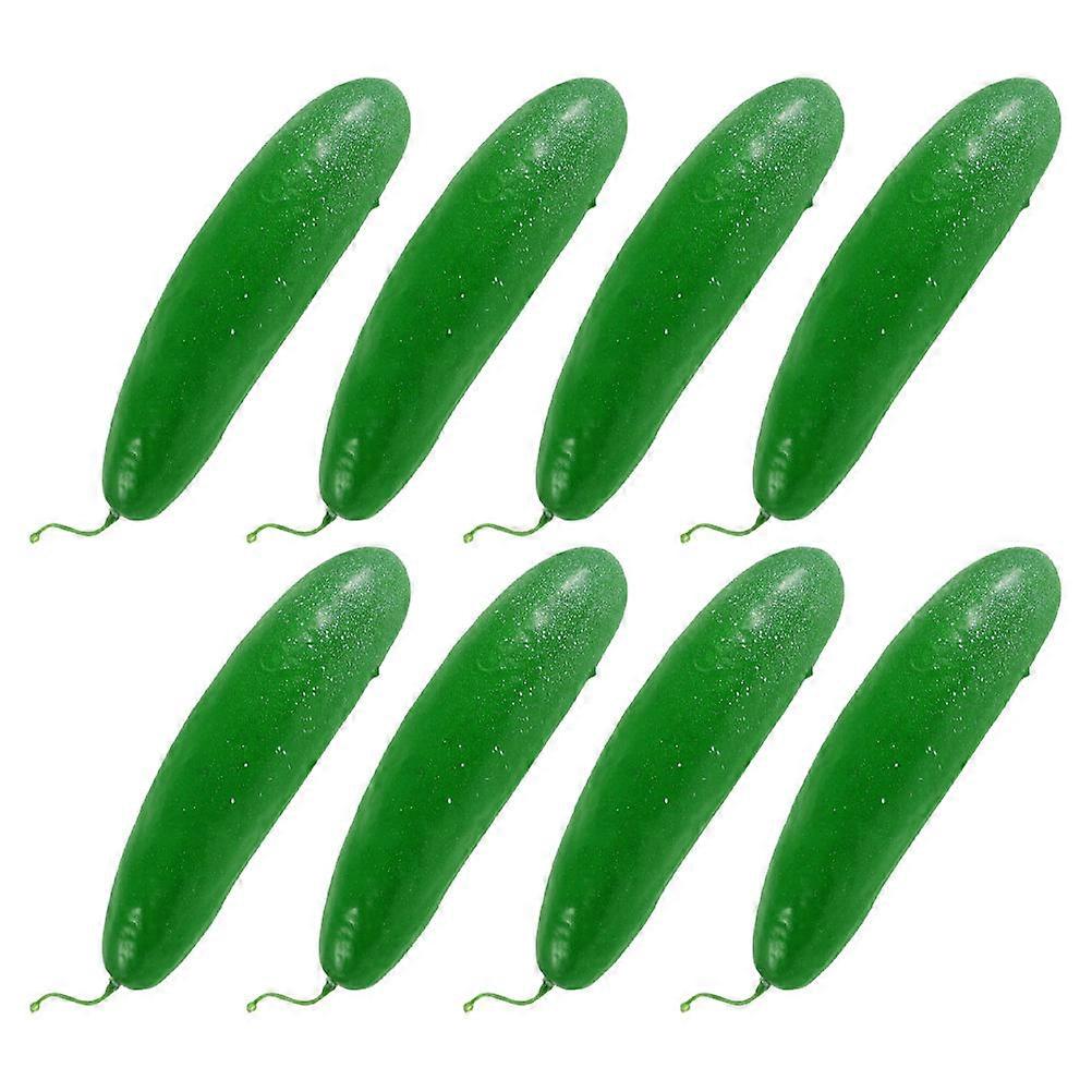 Lifelike Cucumber Model Artificial Vegetable for Decoration 32Pcs Pack