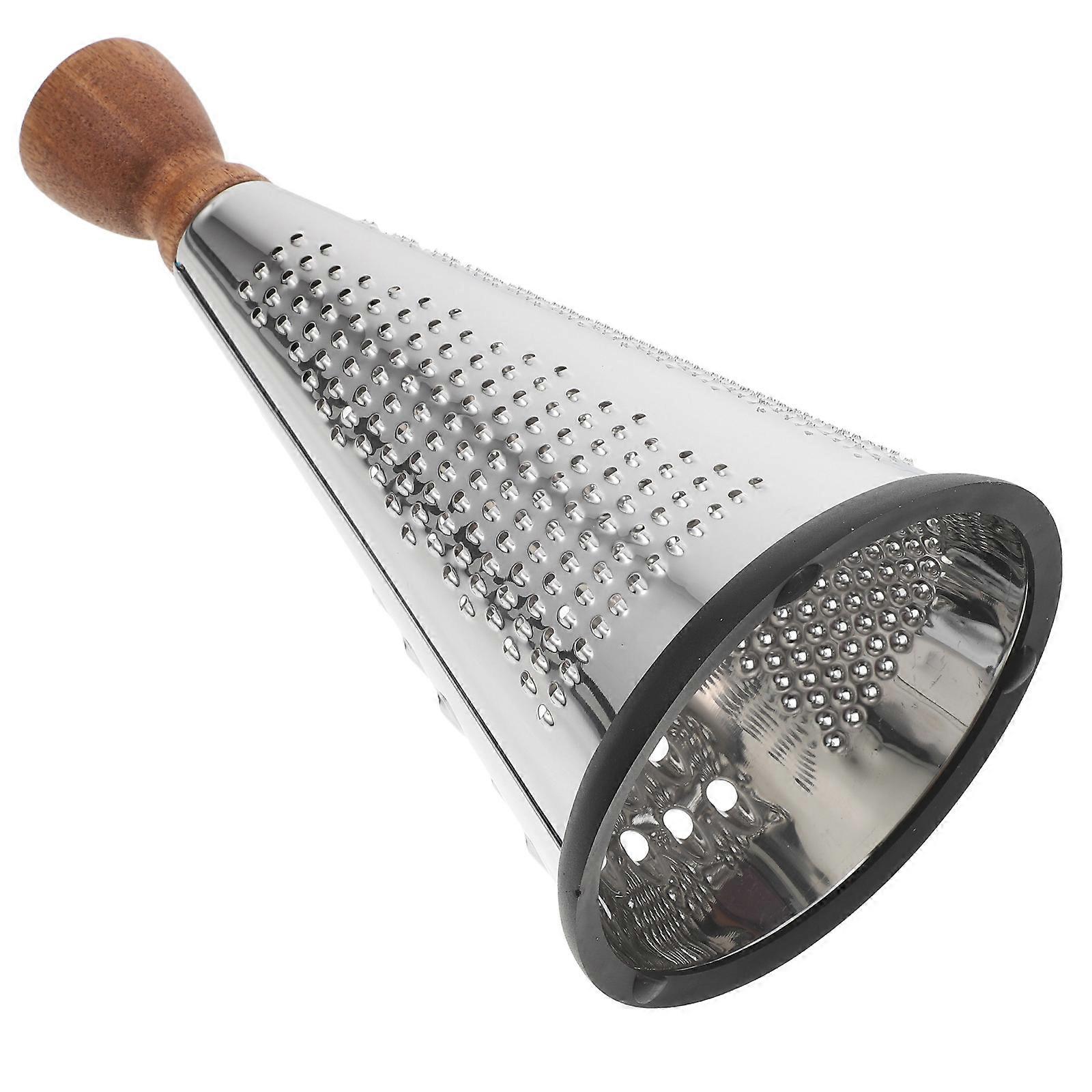 Cheese Tool Stainless Steel Grating Tool for Cooking Silver Ergonomic Handle 1Pcs