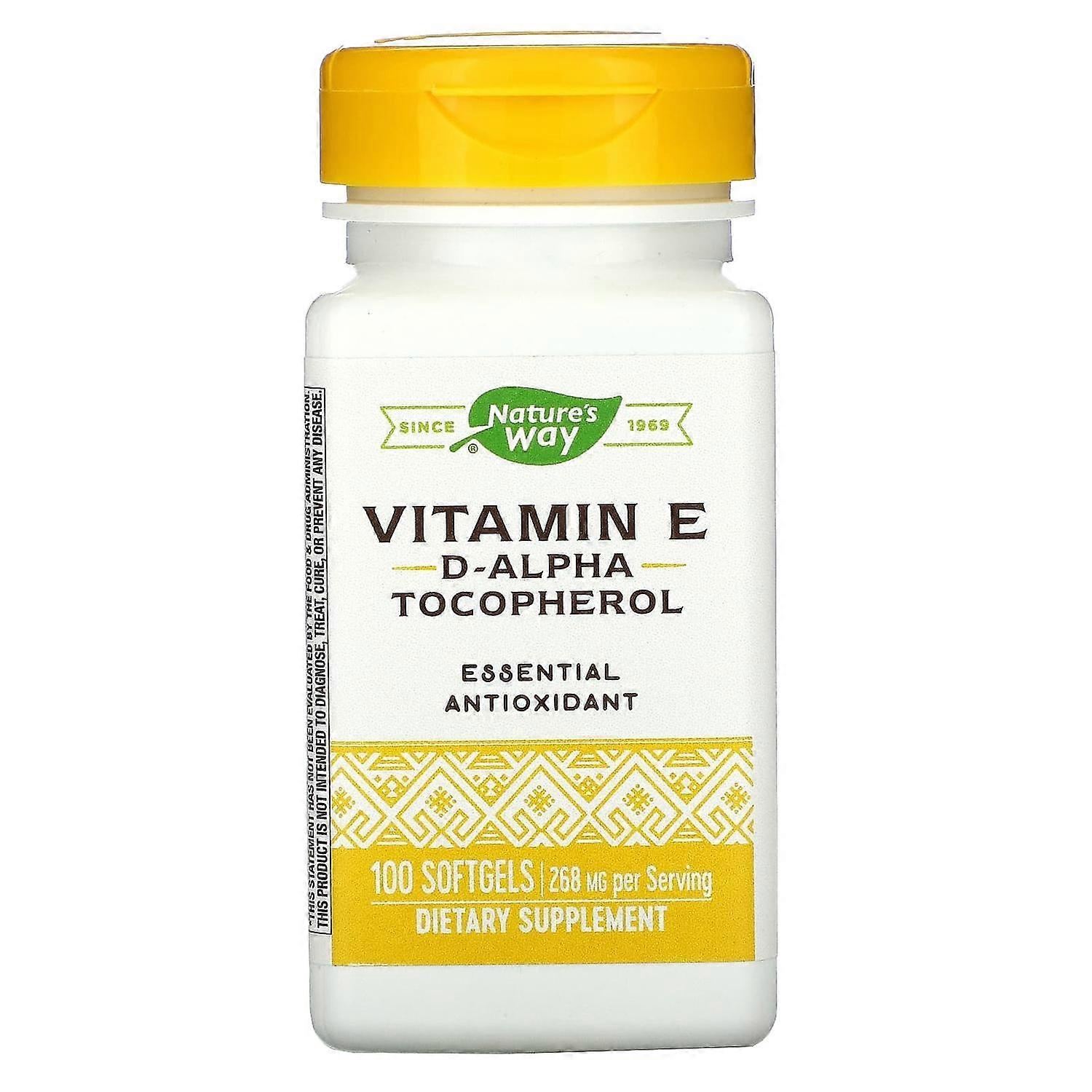 Nature's Way, Vitamin E, 268 mg, 100 Softgels