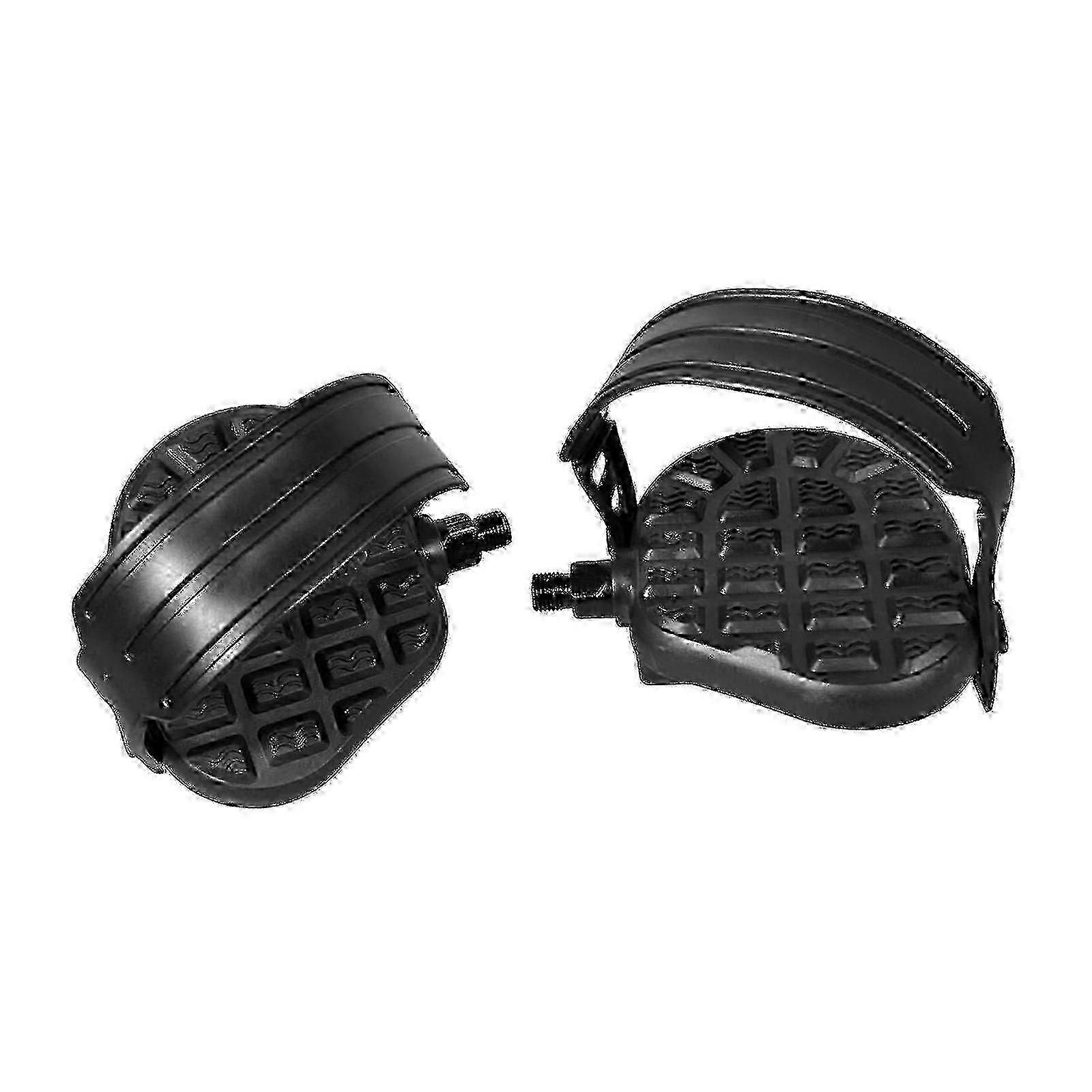 Multifunction Exercise Bike Pedals Schwarz Lightweight For