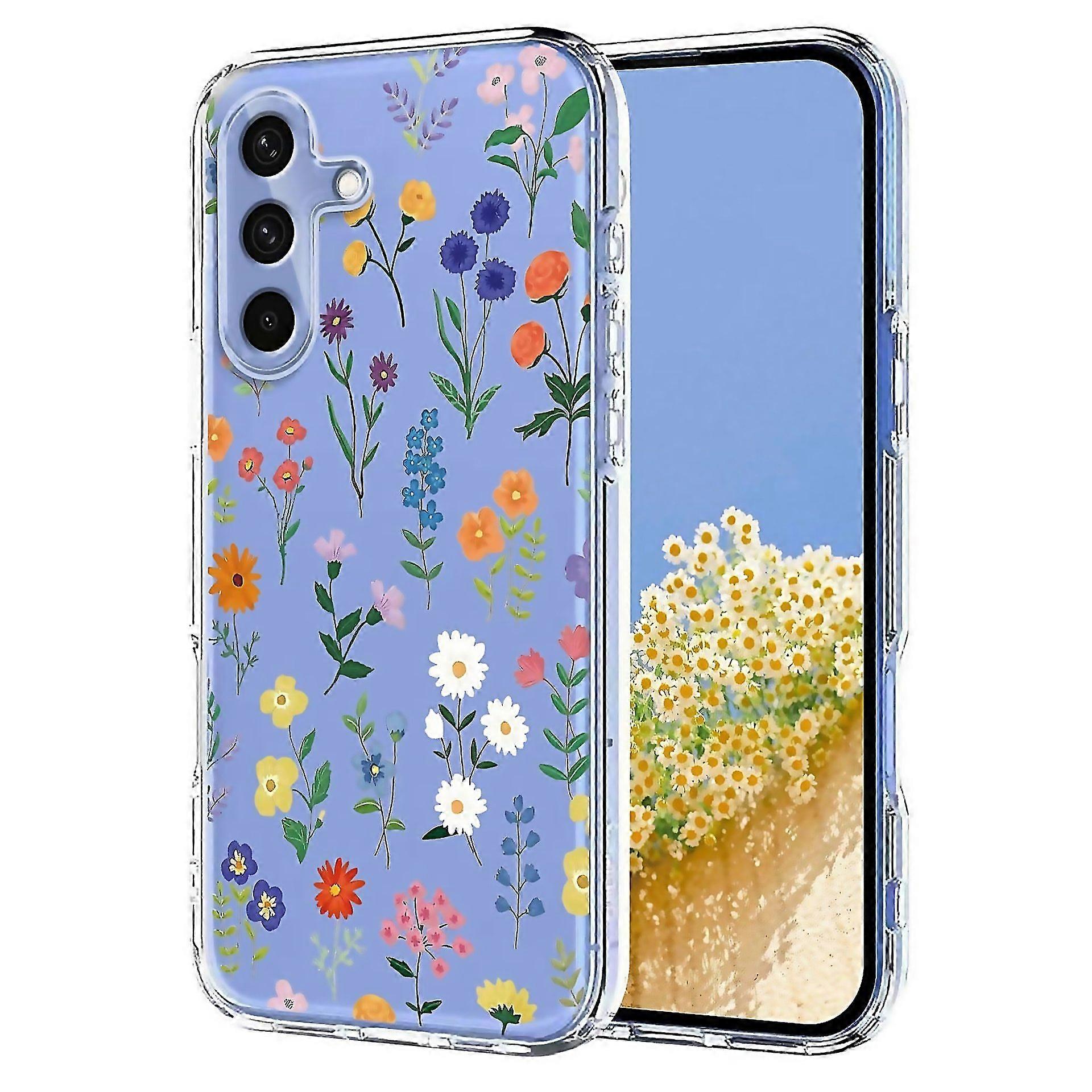 For Flower Pattern Painted Tpu Phone