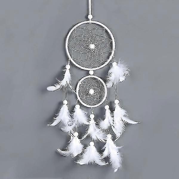 Dromenvanger met veren wit Dg.