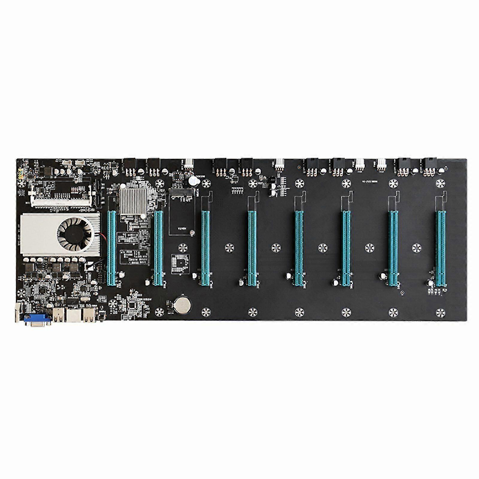 Btc-s37 Miner Motherboard 8 Gpu Pcie X16 Plug Ddr3 Low Power Consume Sound Carcw Ft