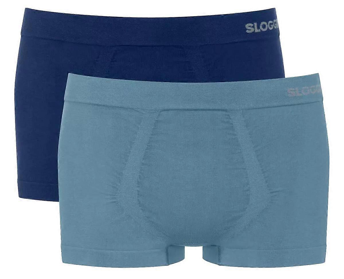 Sloggi GO Smooth 2 Pack Hipster Brief - Blue