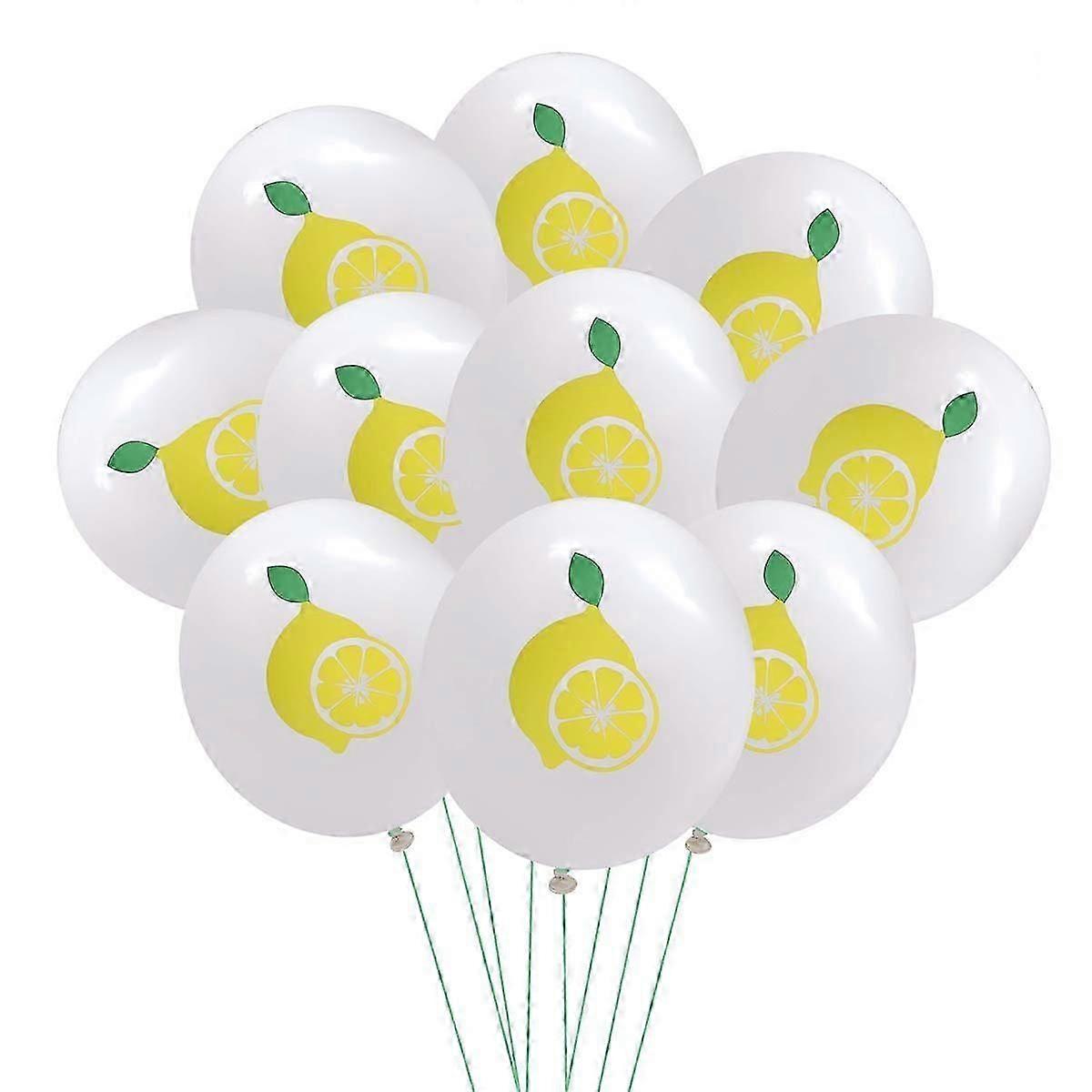 Lemon Themed Balloon, Made from Latex for Repeated Use