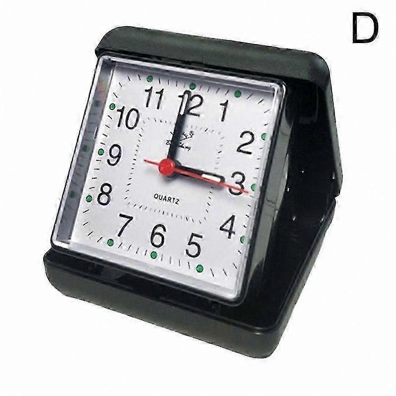 Compact Silent Alarm Clock with Snooze Function Portable Small Clock for Bedside Use