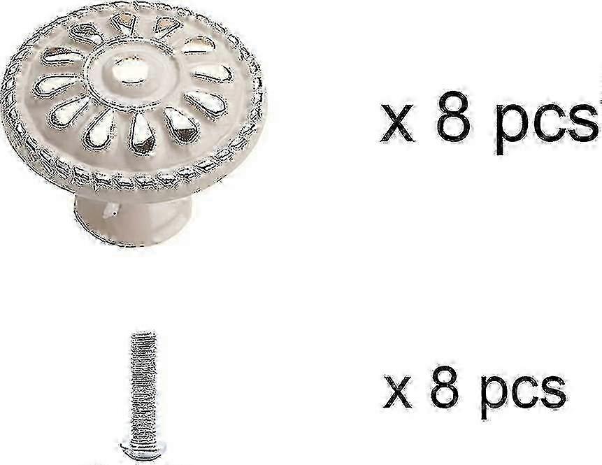 Cabinet Knob 8 Pieces Round Drawer Pull Handle Cabinet Knobs Drawer Knob Cabinet Handle Kitchen Draw2025