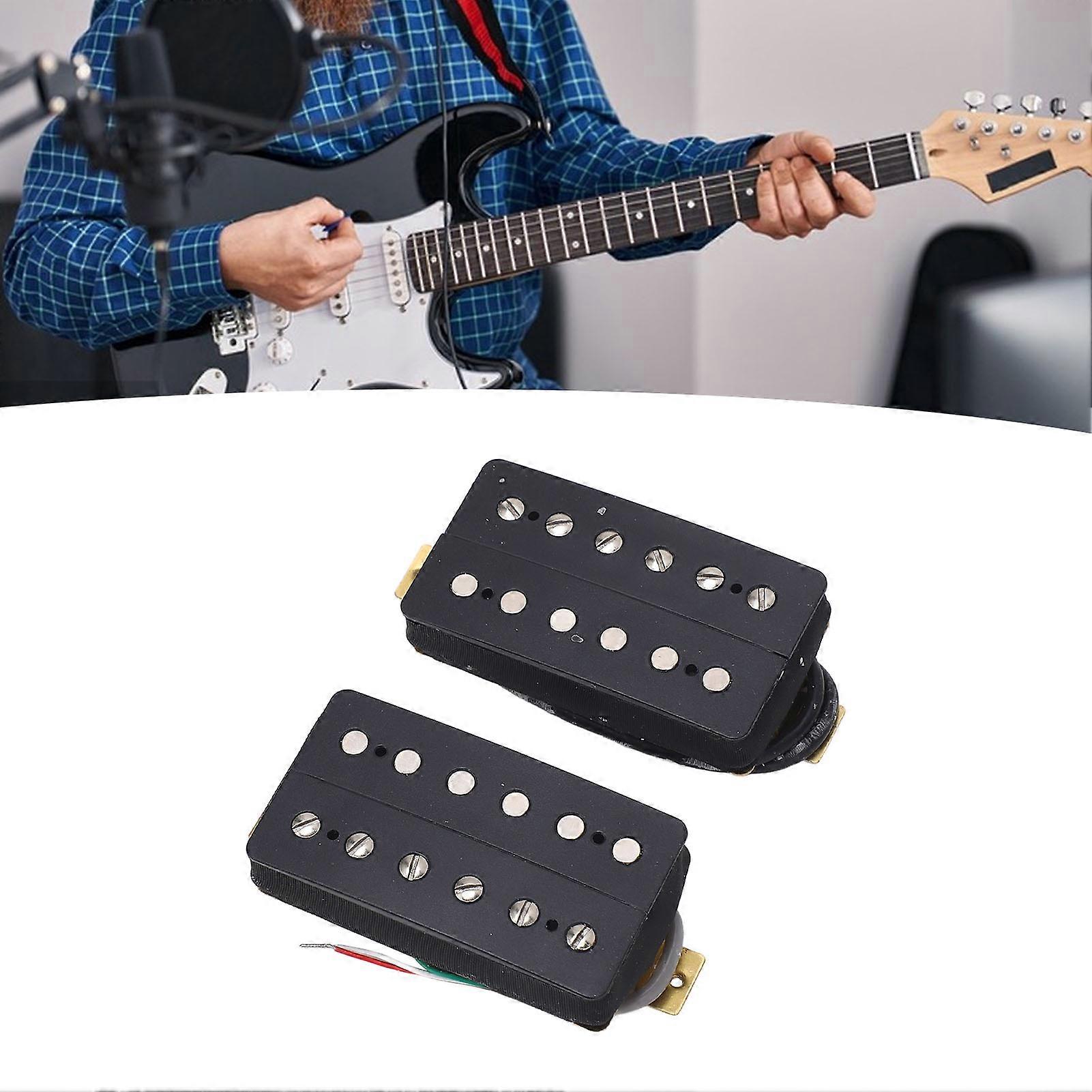 PAS HH Alnico 5 Humbucker Pickup Double Coil Bridge Black Maple