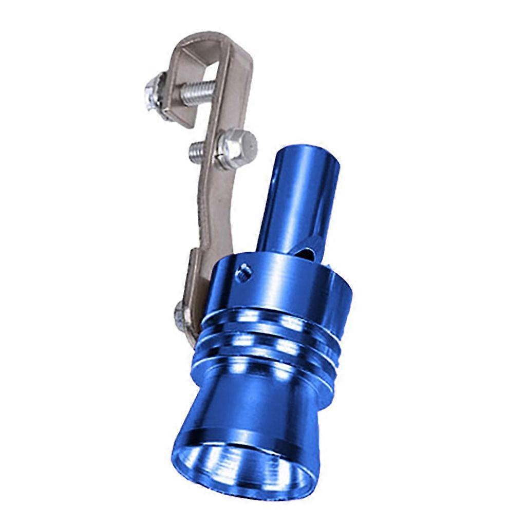 PWPSG Exhaust Pipe Turbo Sound Whistle - Aluminum Made, Universal Fit for All Auto Models - Add Turbo Sound to Your Vehicle 2PC Blue