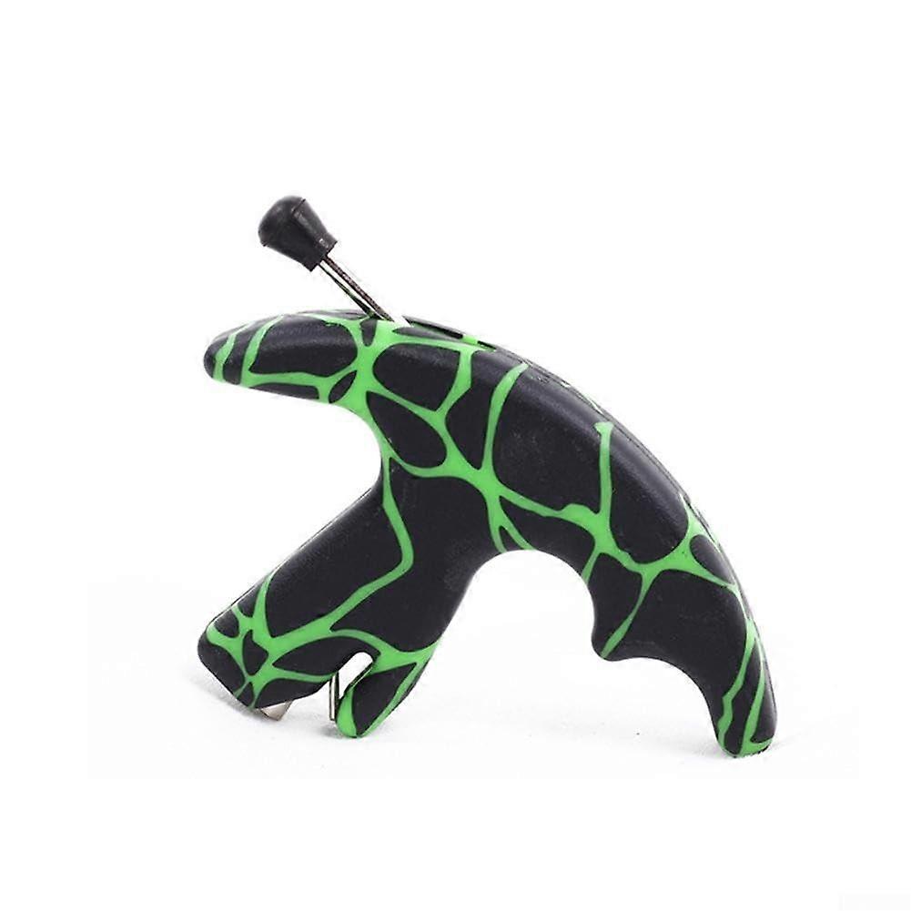 Strength Plastic Thumb Release Aid For Compound And Recurve Bows Ambidextrous Design Improved Precision Green