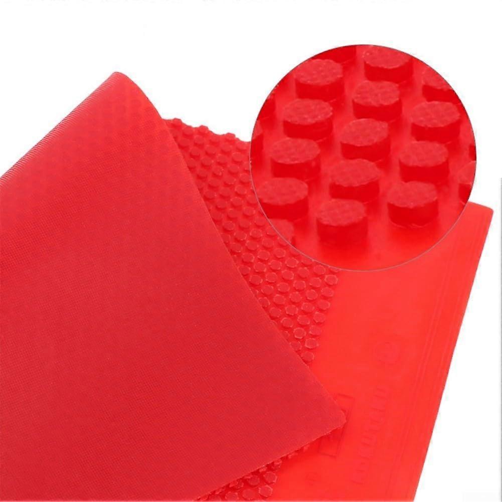 Advanced Hard Sponge Rubber for Table Tennis Red Offensive Style Optimized For Quick Attacks And Bounce Techniques