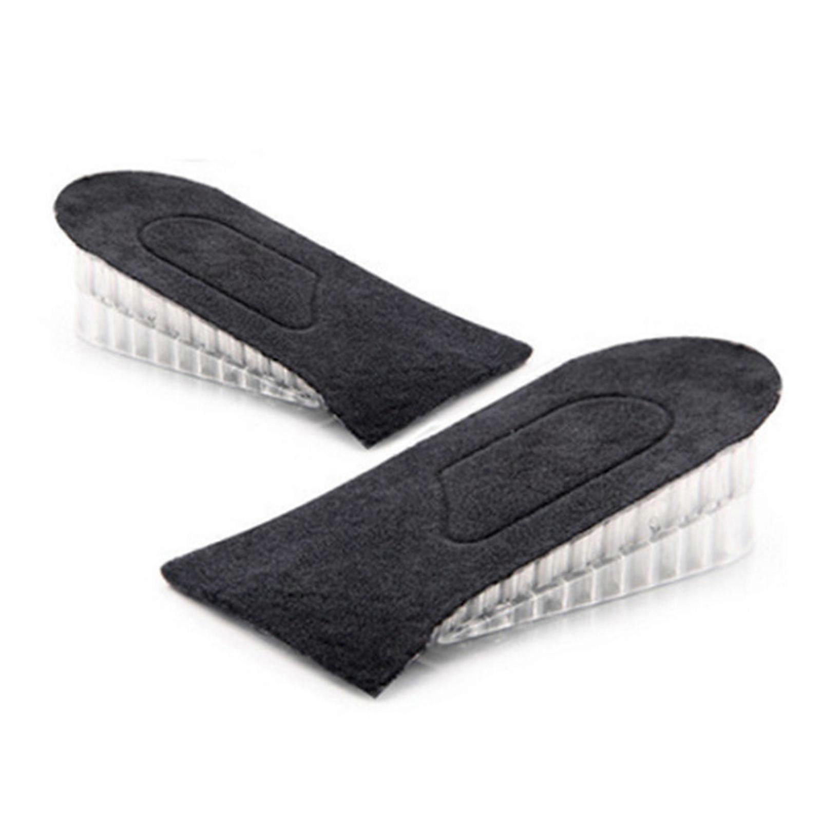Silicone Heel Cushion Inserts Adjustable Height High Adsorption Force Comfortable for Leg Length Discrepancy