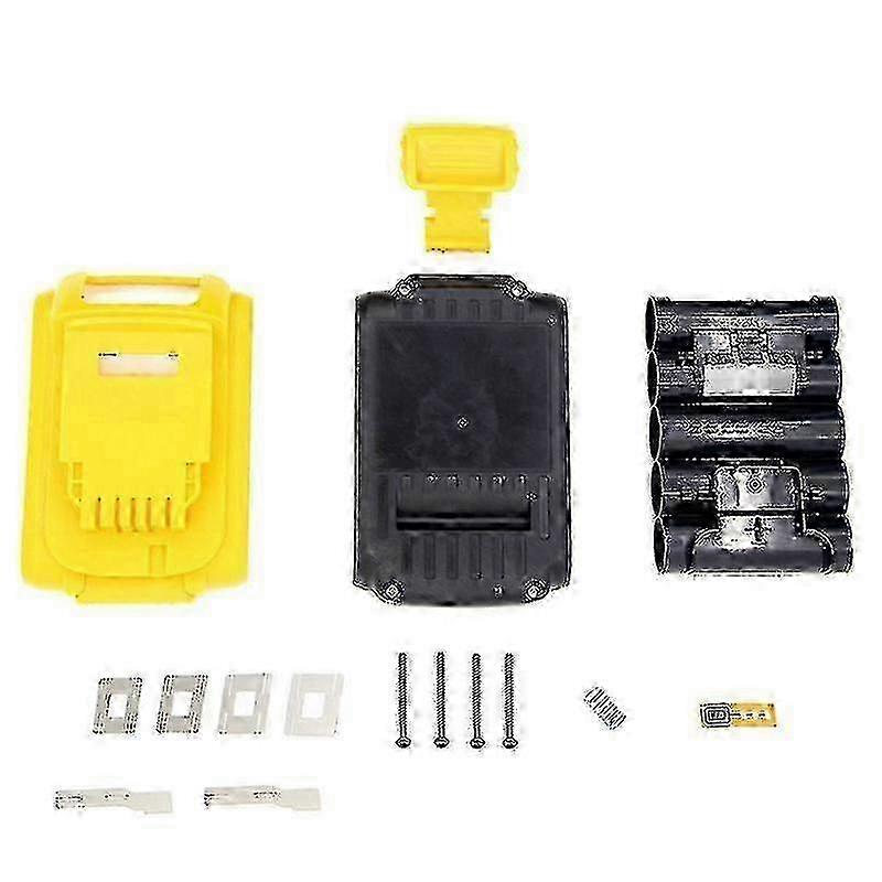 Plastic Battery Case Replacement for Dewalt 20v DCB201, DCB203, DCB204, DCB200 Li-ion Battery Pack