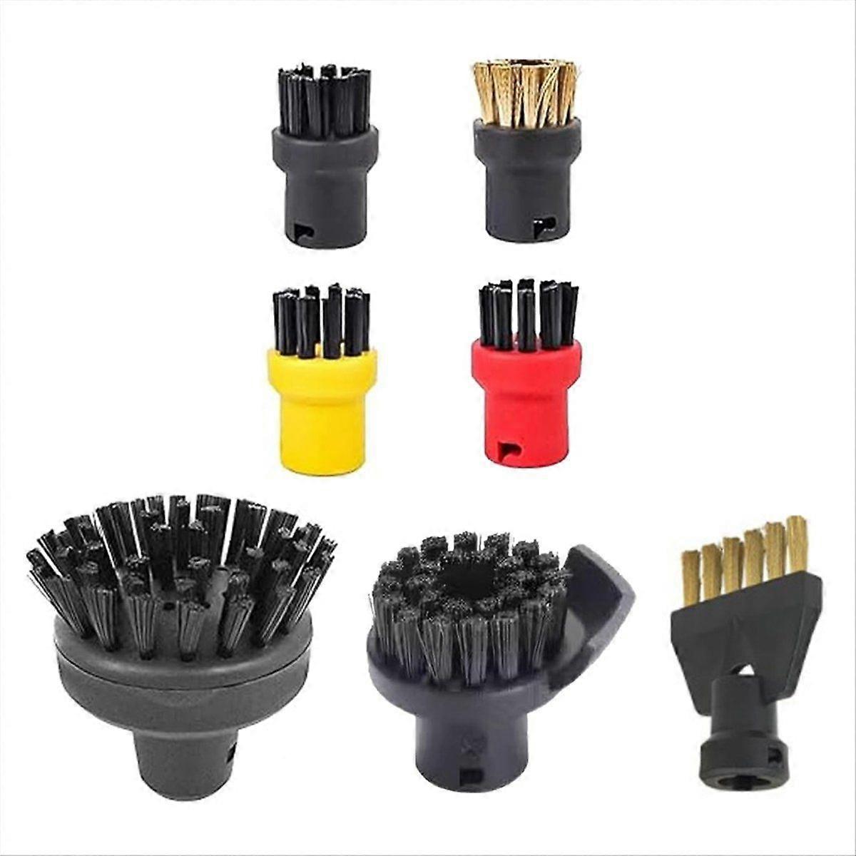 7PCS for Easyfix SC1 SC2 SC3 SC4 SC5 CTK10 CTK20 Steam Cleaner Accessories Round Brush Joint Nozzle
