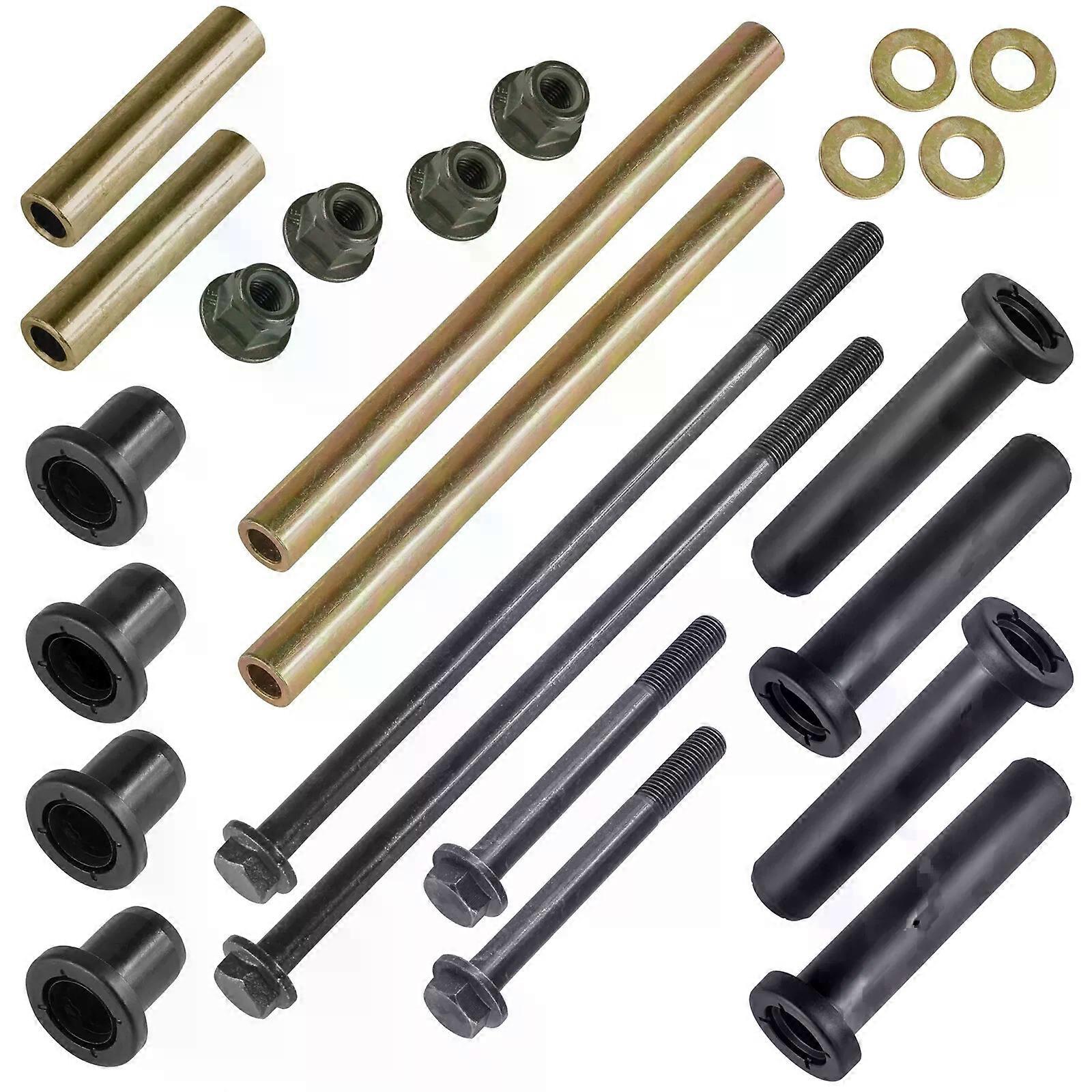 2x Rear Upper A-Arm Complete Bushing Pivot & Bolt Kit for Polaris 1018188-458 NO.26761