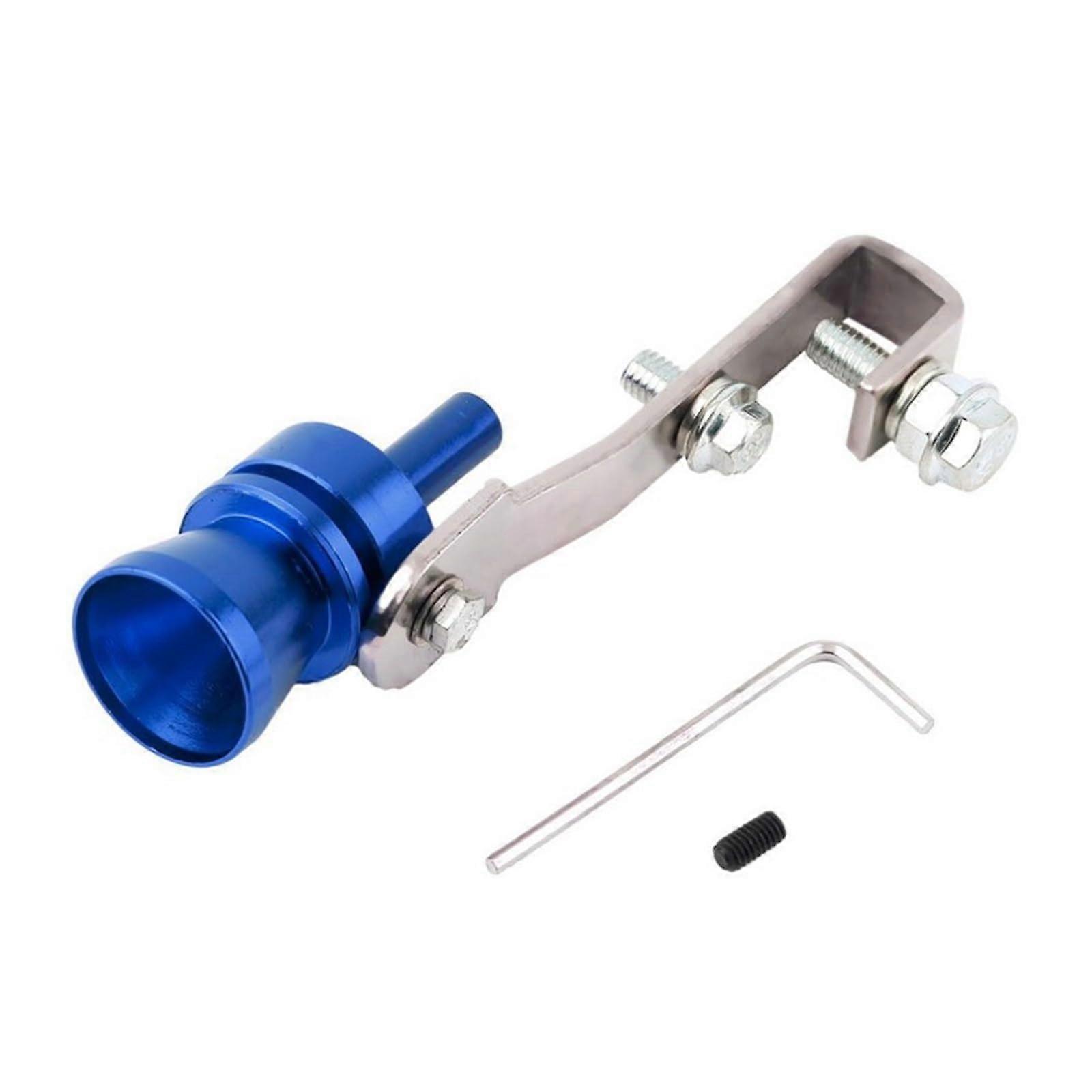 Exhaust Tail Pipe Universal Car Sound Simulator Car Turbo Sound Whistle Size S M L XL Blue Vehicle Tuning Device