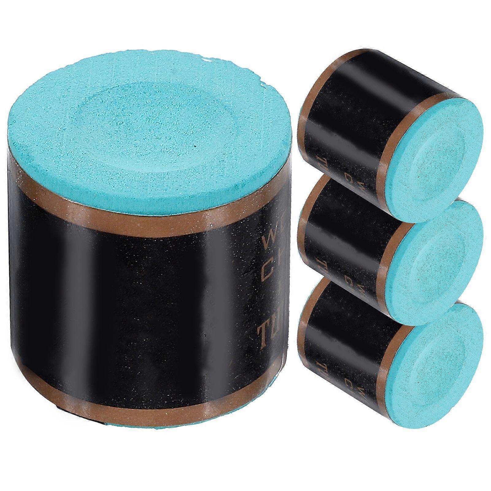 4Pcs Professional Cue Chalks Wear-resistant Billiard Chalks Portable Pool Stick Chalks
