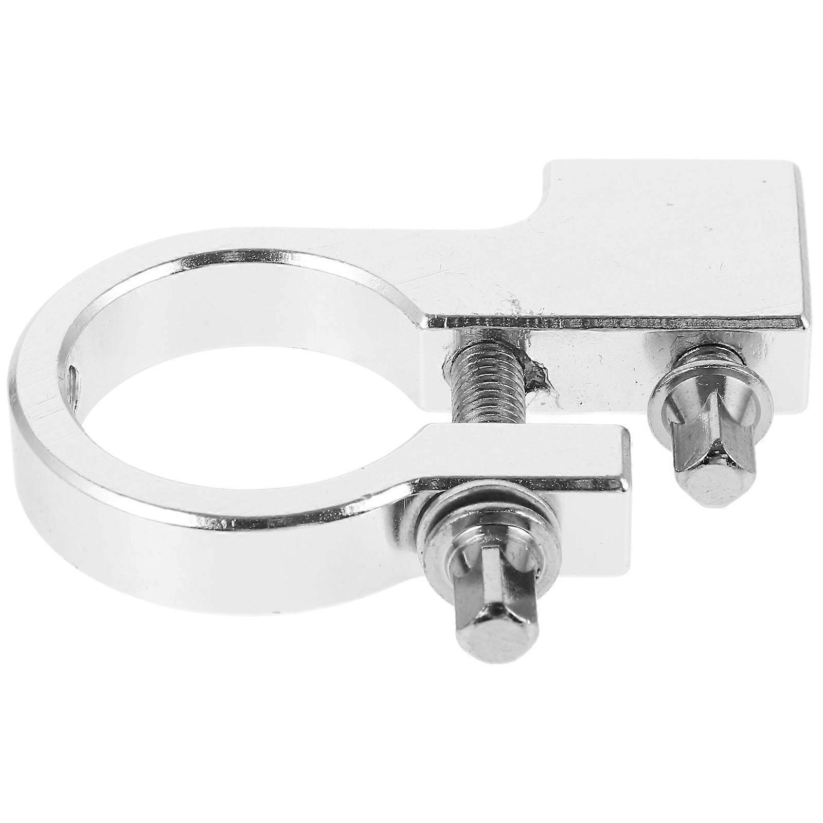 Silver Drum Pedal Drumstick Clamp for Percussion Instruments