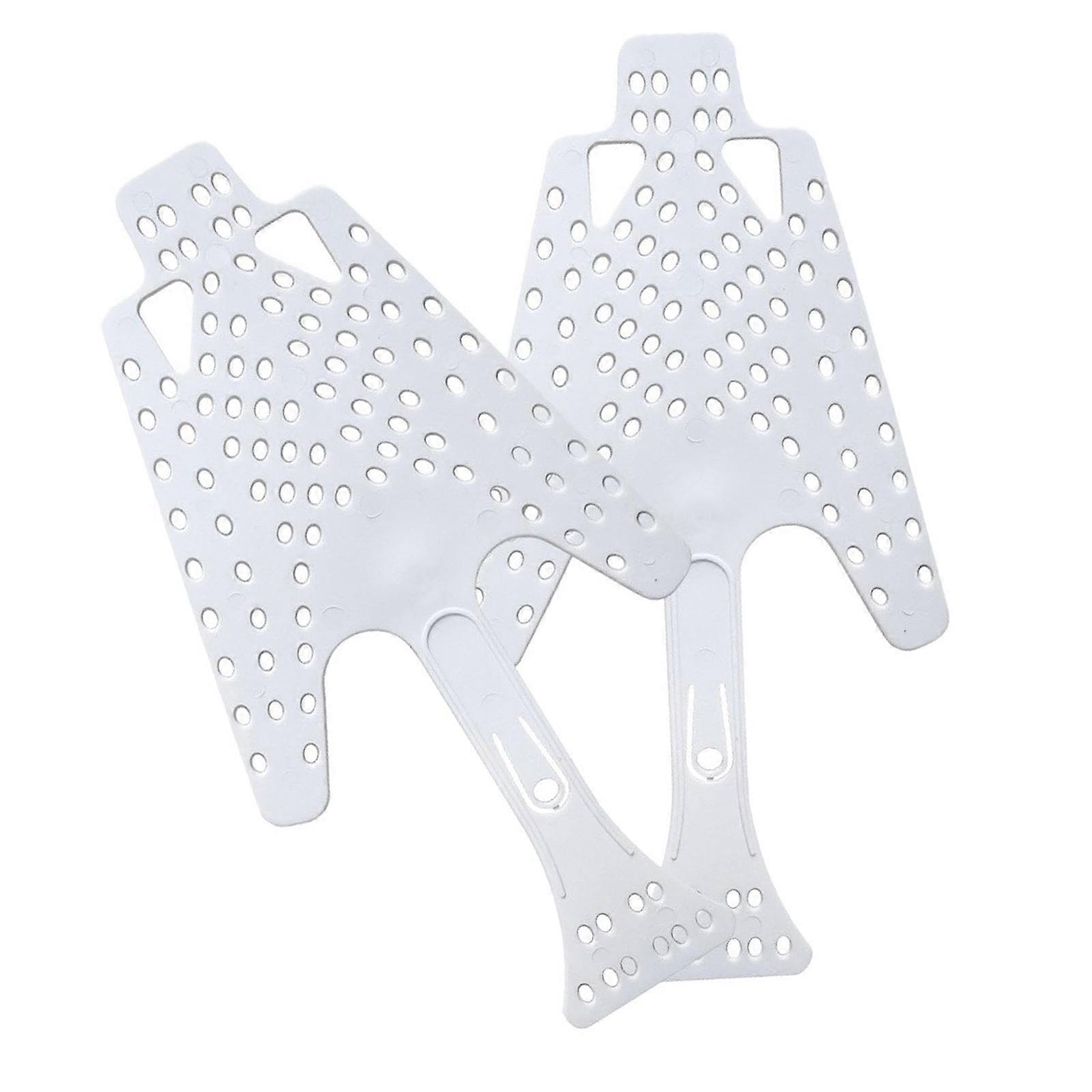 Adjustable Diving Fin Shoe Tree Keeps Shape Prevents Creases Soft TPE Materials For Long Term Use  White