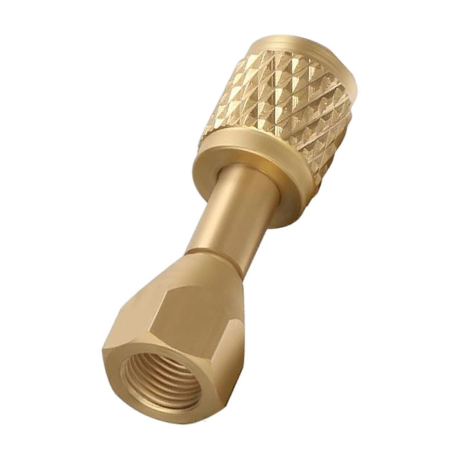 Global Bronze Thread Link for Refrigerating Systems 1/8NPT Male to 1/4SAE Female Pressure Gauge Connection Permanent Building Multicolor