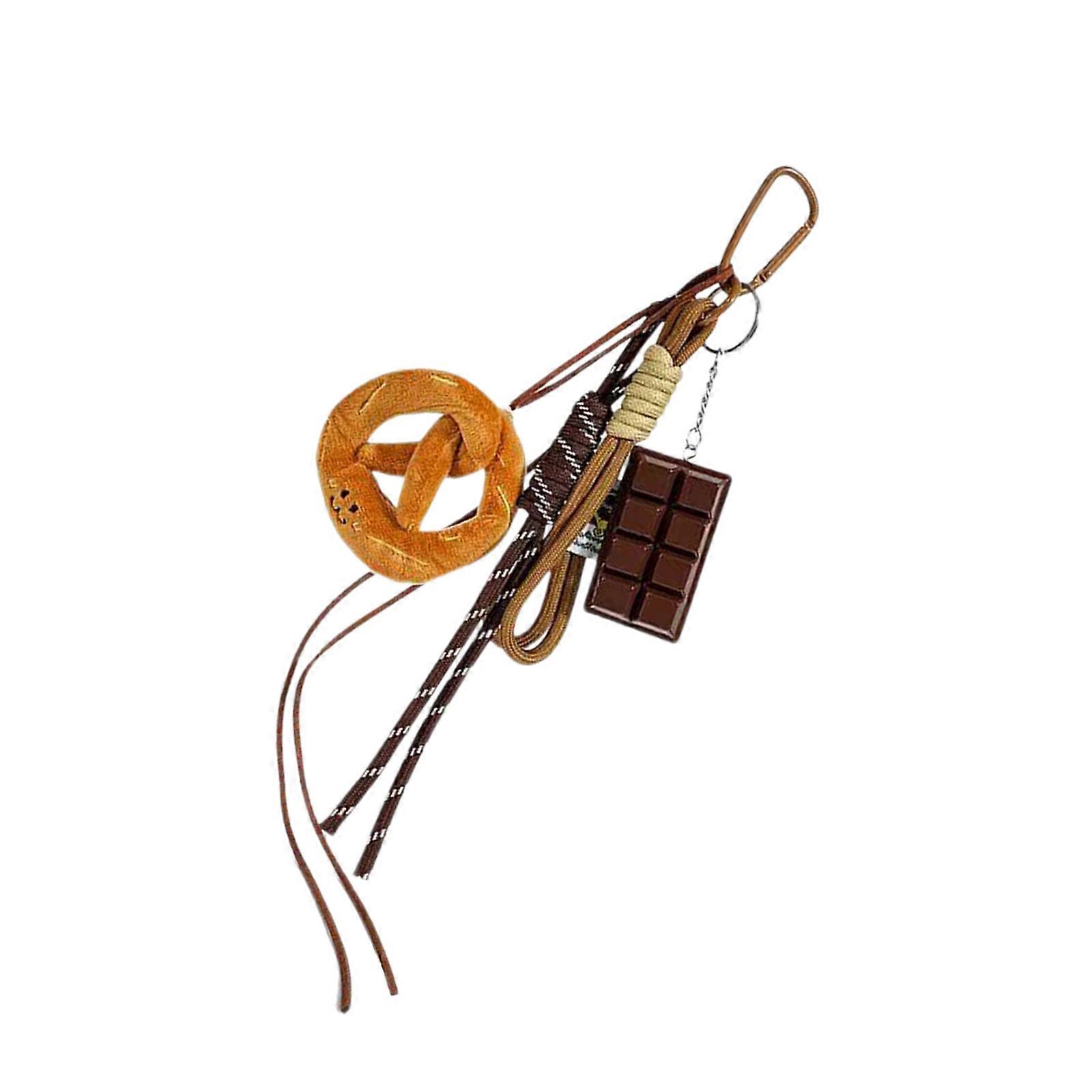 Plush Keychain Soft Bag Accessory User Friendly Hanging Pendant Plush Texture Suitable for Bags Backpacks Kids Present Multicolor