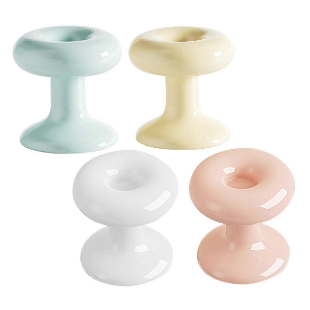 Heart Shaped Toilet Flush Assist Tool Set of 4 for Long Nails, Universal Lid Lifters for Home and Public Restrooms